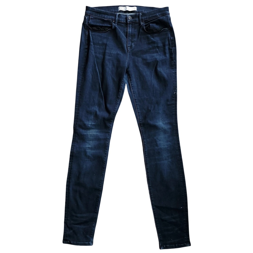 AYR Skinny Jeans Indigo Blue Dark Wash Denim Pants Women W30 L30 Mid Rise Luxury